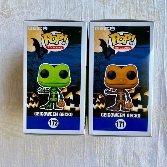 Limited Edition Funko Pop Geicoween Geckos 🆕 - Picture 4 of 10
